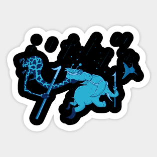 Snorkeling Buddies Sticker